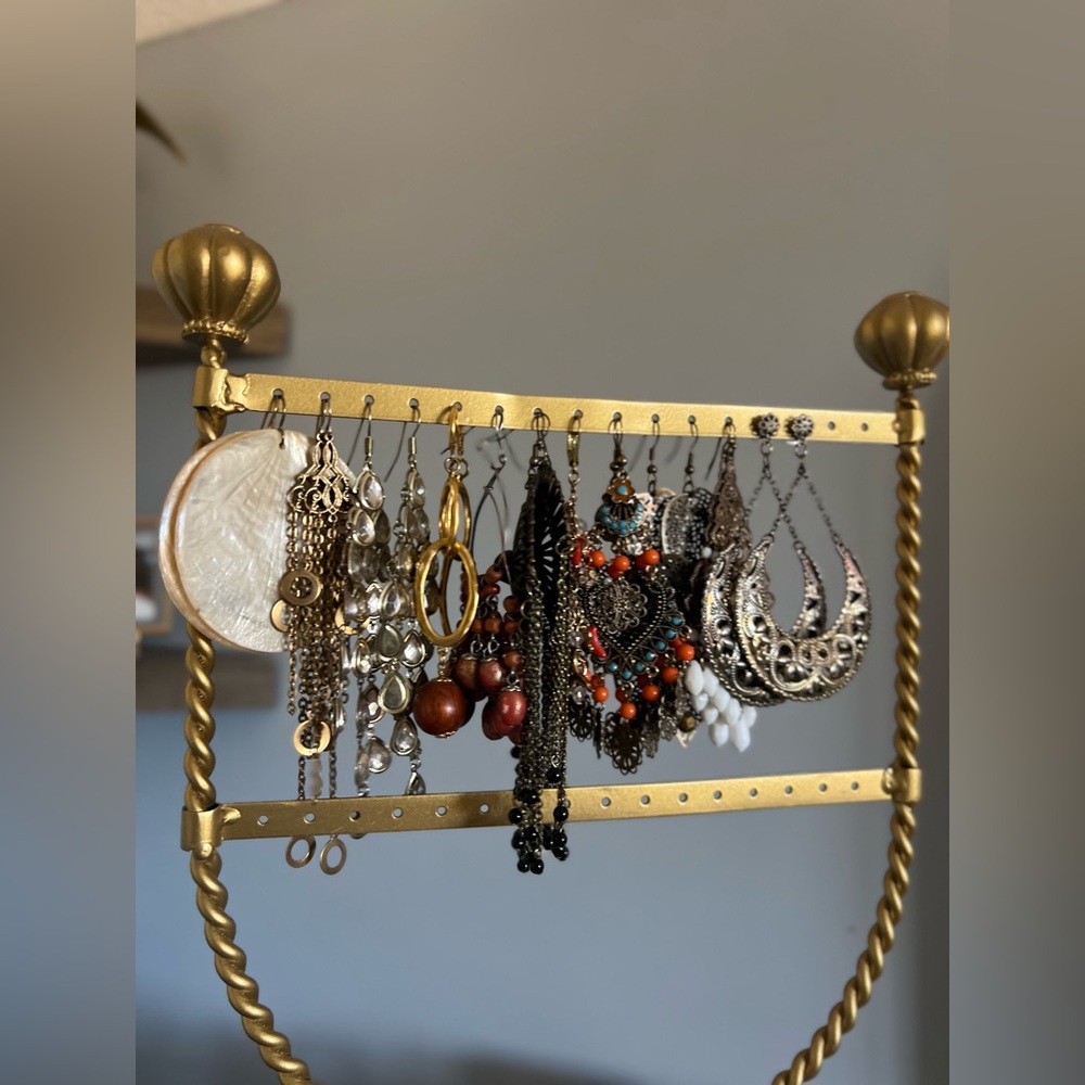 Assorted Gold Statement Earrings - image 2